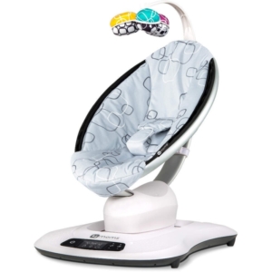 4moms MamaRoo 4.0 Rocker/Bouncer-Silver Plush