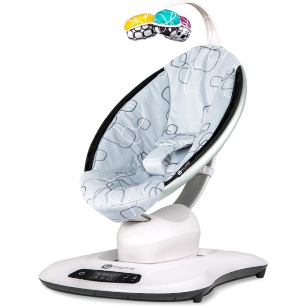 4moms MamaRoo 4.0 Rocker/Bouncer-Silver Plush