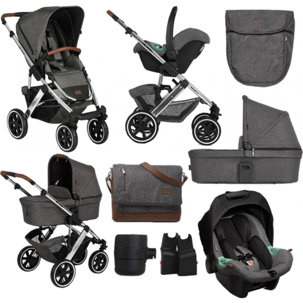 ABC Design Salsa 4 Air 8 Piece Bundle-Asphalt