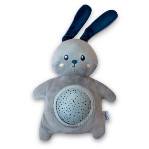 Angelcare Pabobo Stars Projector Plush With Music Rabbit-Grey