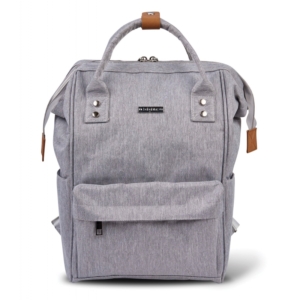 BabaBing Mani Backpack Changing Bag-Grey Marl
