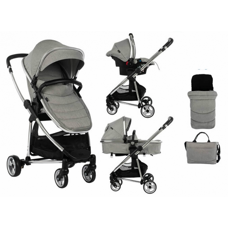 Babyco Belize Travel System-Grey