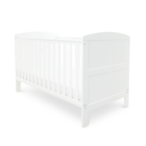 Babyhoot Coleby Cot Bed & Foam Mattress- White