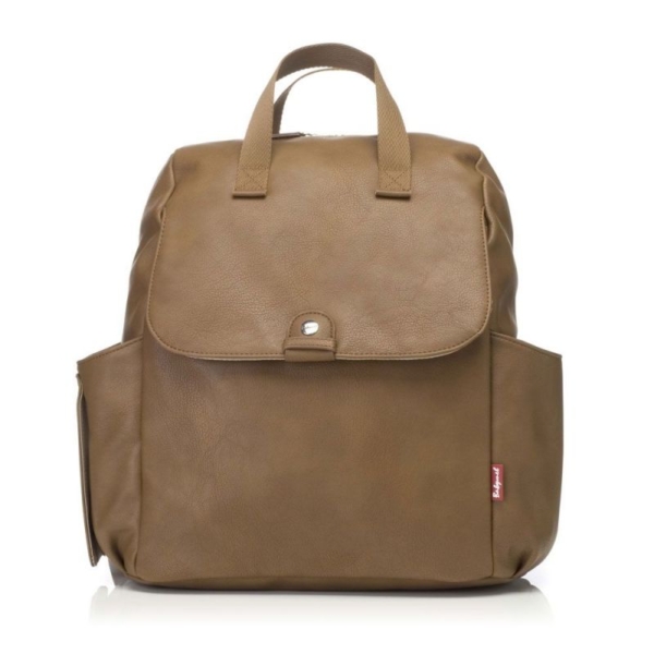 Babymel Robyn Convertible Backpack-Faux Leather Tan (New)