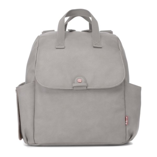 Babymel Robyn PU Changing Bag-Pale Grey