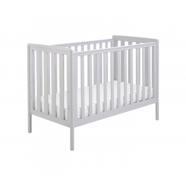 Babymore Ellie DROPSIDE Cot Bed-Grey