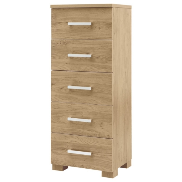 BabyStyle Bordeaux Tall Boy-Oak