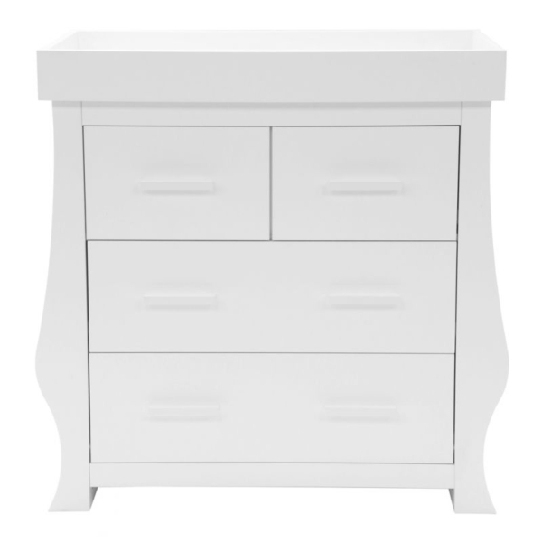 BabyStyle Hollie 4 Drawer Dresser-Fresh White