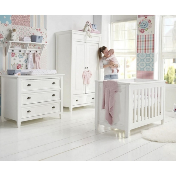 BabyStyle Marbella 3 Piece Room Set + Free Sprung Mattress Worth