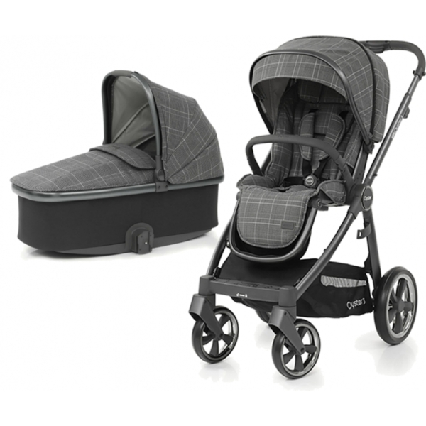 BabyStyle Oyster 3 City Grey Finish 2in1 Pram System-Manhattan