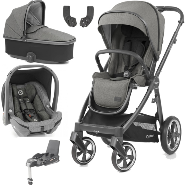 BabyStyle Oyster 3 City Grey Finish Essential Capsule Travel Sys