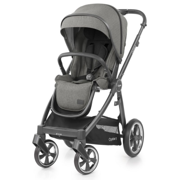 BabyStyle Oyster 3 City Grey Finish Stroller-Mercury