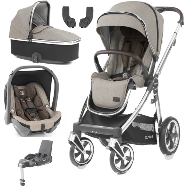 BabyStyle Oyster 3 Mirror Finish Essential Capsule Travel System