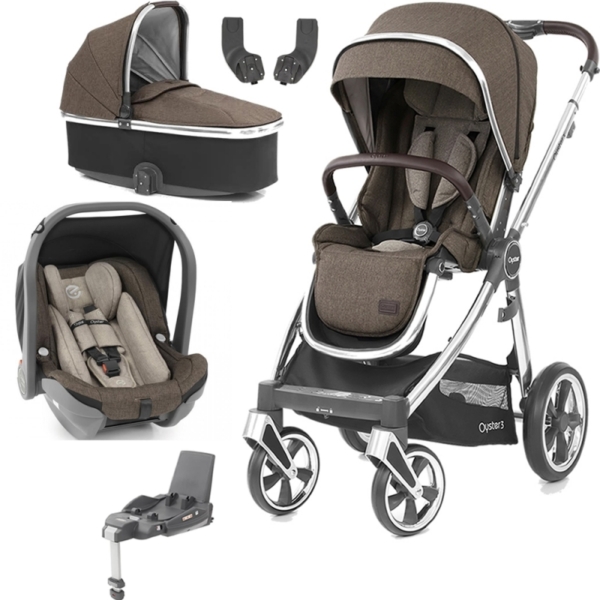 BabyStyle Oyster 3 Mirror Finish Essential Capsule Travel System