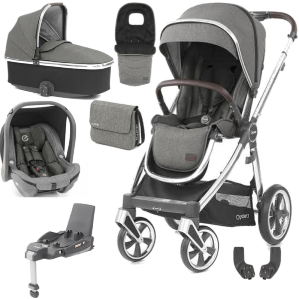 BabyStyle Oyster 3 Mirror Finish Luxury Capsule Travel System-Me