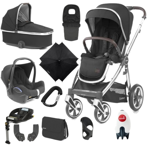 BabyStyle Oyster 3 Mirror Finish Ultimate Cabrio Travel System-C
