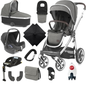 BabyStyle Oyster 3 Mirror Finish Ultimate Cabrio Travel System-M
