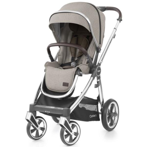 BabyStyle Oyster 3 Mirror Stroller-Pebble