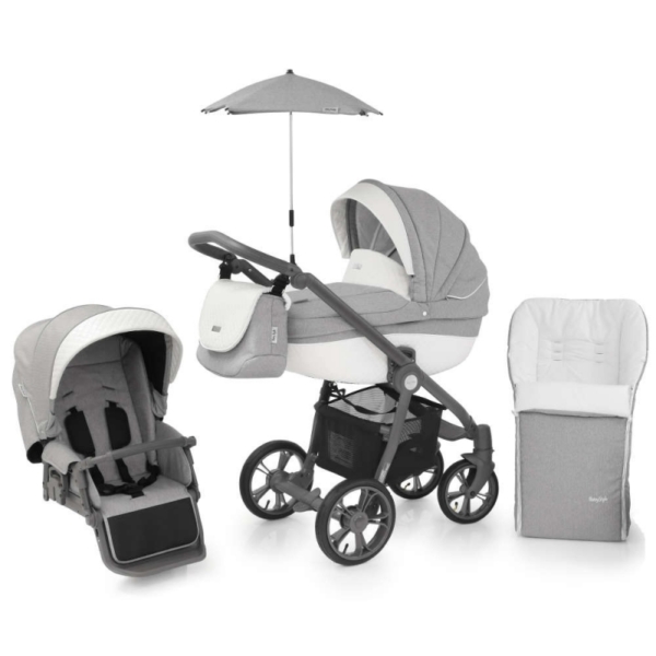 BabyStyle Prestige 2in1 Pram System-Frost 2