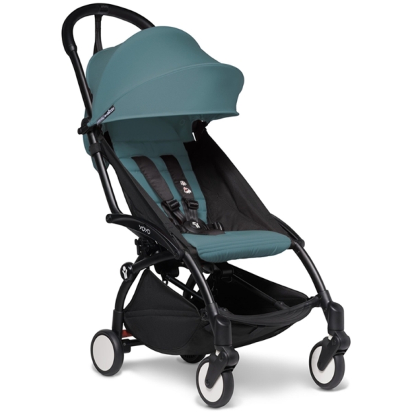 BABYZEN YOYO² Black Frame 6+ Stroller-Aqua (New)