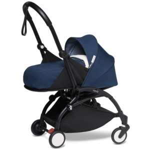 BABYZEN YOYO² Black Frame Newborn Package-Air France Blue (New)