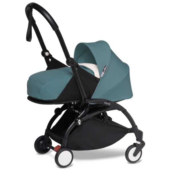 BABYZEN YOYO² Black Frame Newborn Package-Aqua (New)