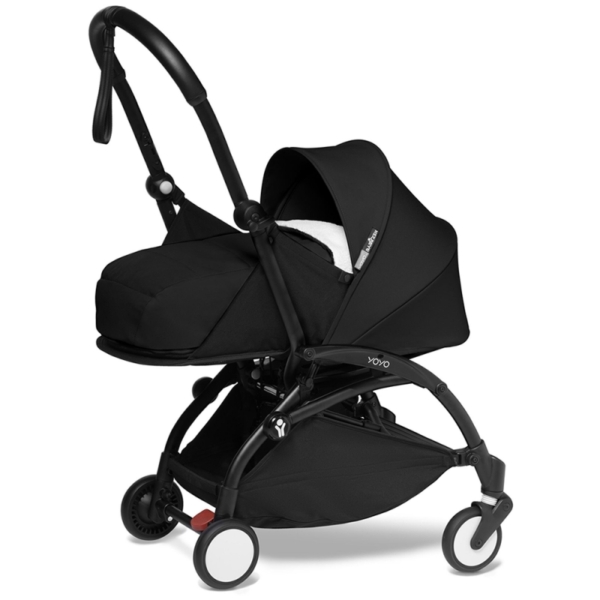 BABYZEN YOYO² Black Frame Newborn Package-Sherpa Black (New)
