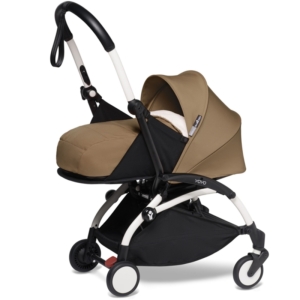 BABYZEN YOYO² White Frame Newborn Package-Sherpa Toffee (New)