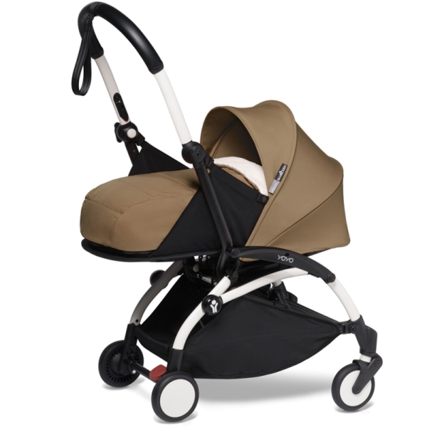 BABYZEN YOYO² White Frame Newborn Package-Sherpa Toffee (New)