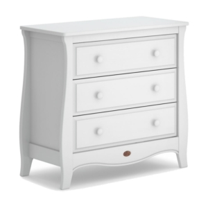 Boori Sleigh 3 Chest Drawer-Barley White (New 2020)