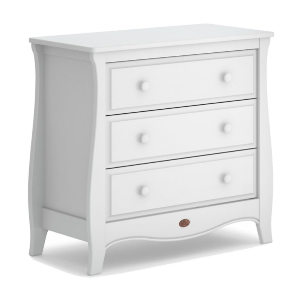 Boori Sleigh 3 Chest Drawer-Barley White (New 2020)