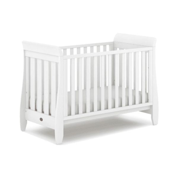Boori Urbane Sleigh Cot Bed-Barley White (New 2020)