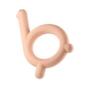 BORRN Silicone Animal Teether- Orange Bird