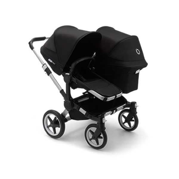 Bugaboo Donkey 3 Duo Pushchair-Black/Aluminium