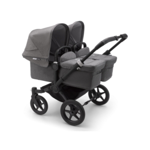 Bugaboo Donkey 3 Twin Pushchair-Grey Melange/Black