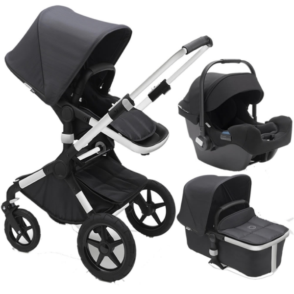 Bugaboo Fox Limited Edition 3in1 Travel System-Aluminium/Stellar