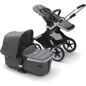 Bugaboo Fox2 Complete Pushchair-Grey Melange/Aluminium