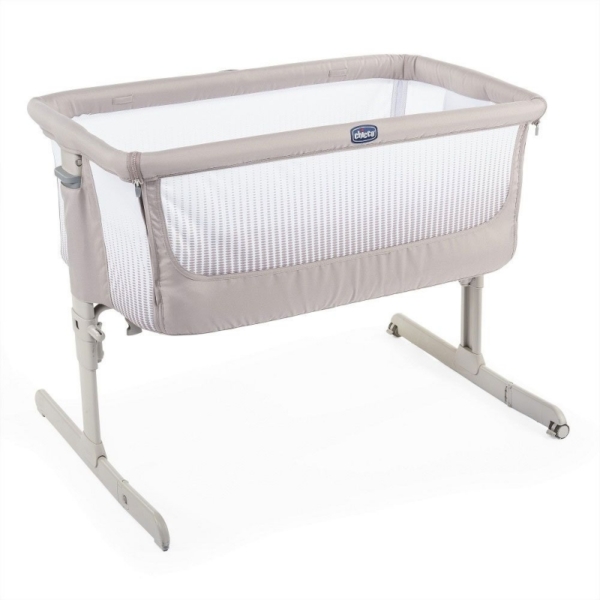 Chicco Next2Me AIR Bedside Crib-Dark Beige