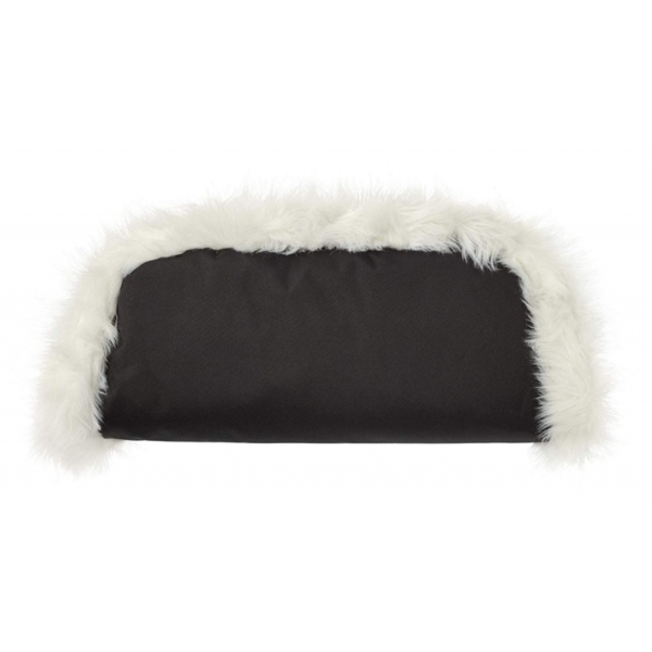 Clair De Lune Universal Double Pram Hand Muff- White