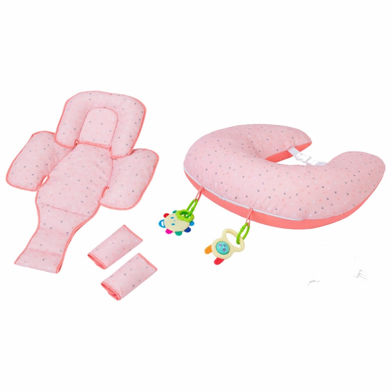ClevaMama ClevaCushion 10in1 Nursing Pillow-Coral