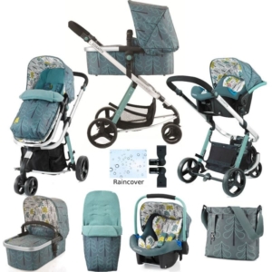 Cosatto Giggle 2 Travel System & Accessories Bundle-Fjord (New)
