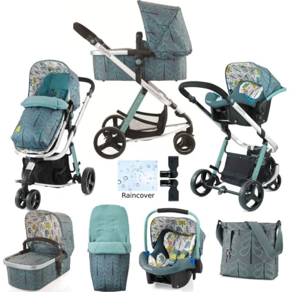 Cosatto Giggle 2 Travel System & Accessories Bundle-Fjord (New)