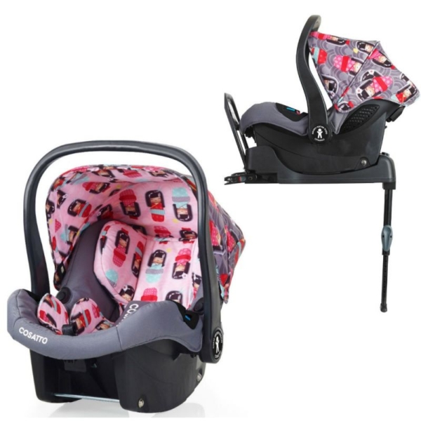 Cosatto Port 0+ Isofix Car Seat and Base-Kokeshi Smile