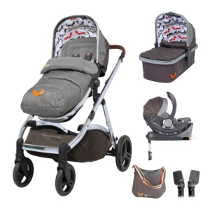 Cosatto Wow XL 3in1 Whole 9 Yards Travel System with i-Size Car