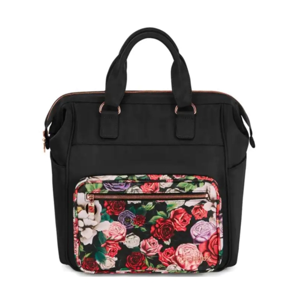 Cybex Spring Blossom Platinum Changing Bag-Black (New 2020)