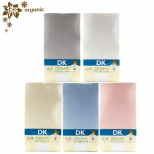 DK Glove ORGANIC Fitted Cotton Sheet for Stokke Junior 165x72-(5