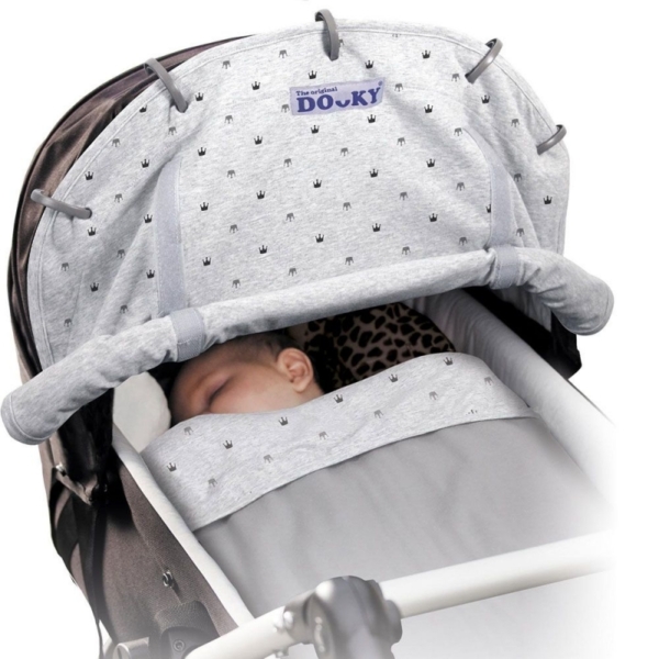 Dooky Universal Sunshade-Grey Crowns