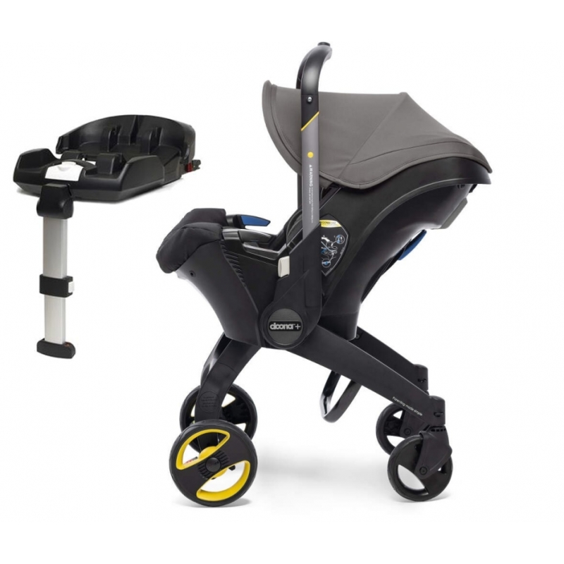 Doona Infant Car Seat Stroller With ISOFIX Base-Urban Grey - Everything ...