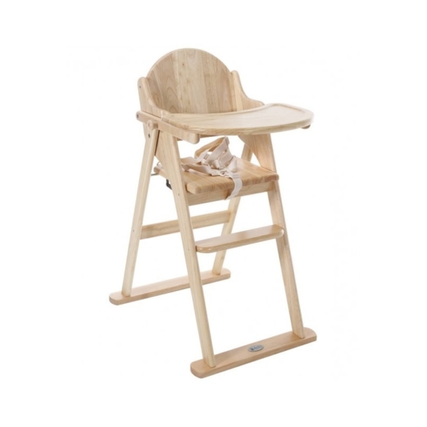 East Coast Wooden Folding Highchair-Natural