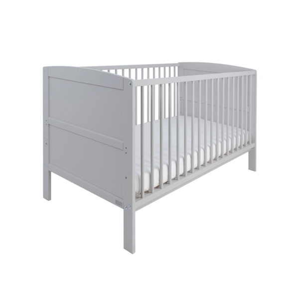 East Coast Hudson Cot Bed-Grey